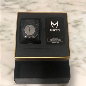 MSTR Men’s automatic metallic watch